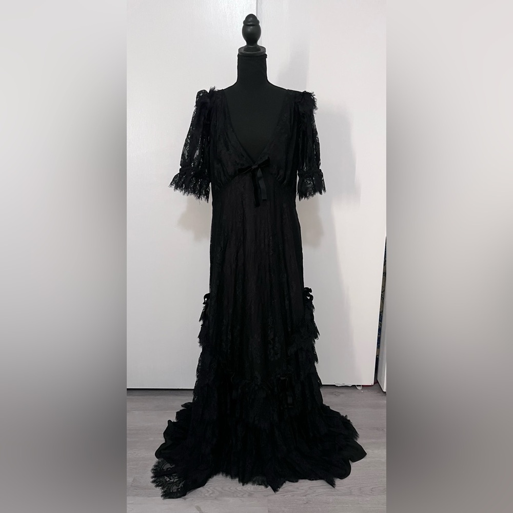 Selkie Caviar Gatsby Lace Slip Dress